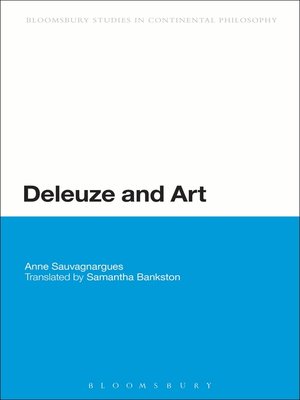 cover image of Deleuze and Art